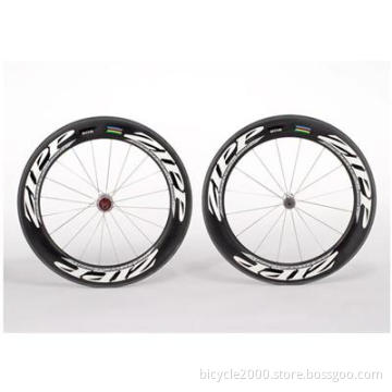 ZIPP 808 90mm Tubular Bicycle Wheels 700c Carbon Fiber Road